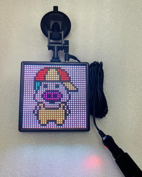 Bluetooth Wireless Transmission Of Image Animation LED Car Display Screen