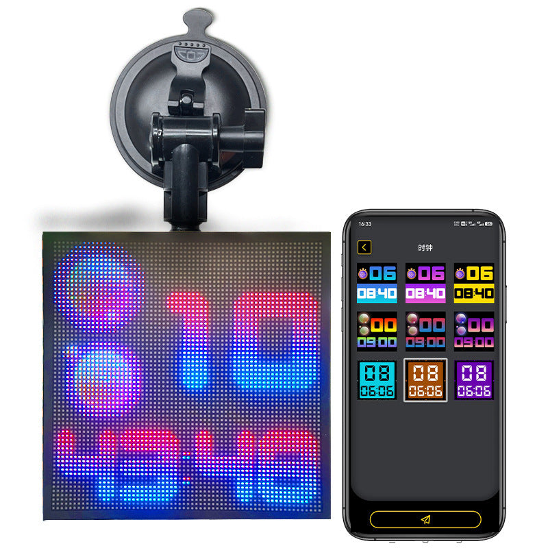 Bluetooth Wireless Transmission Of Image Animation LED Car Display Screen