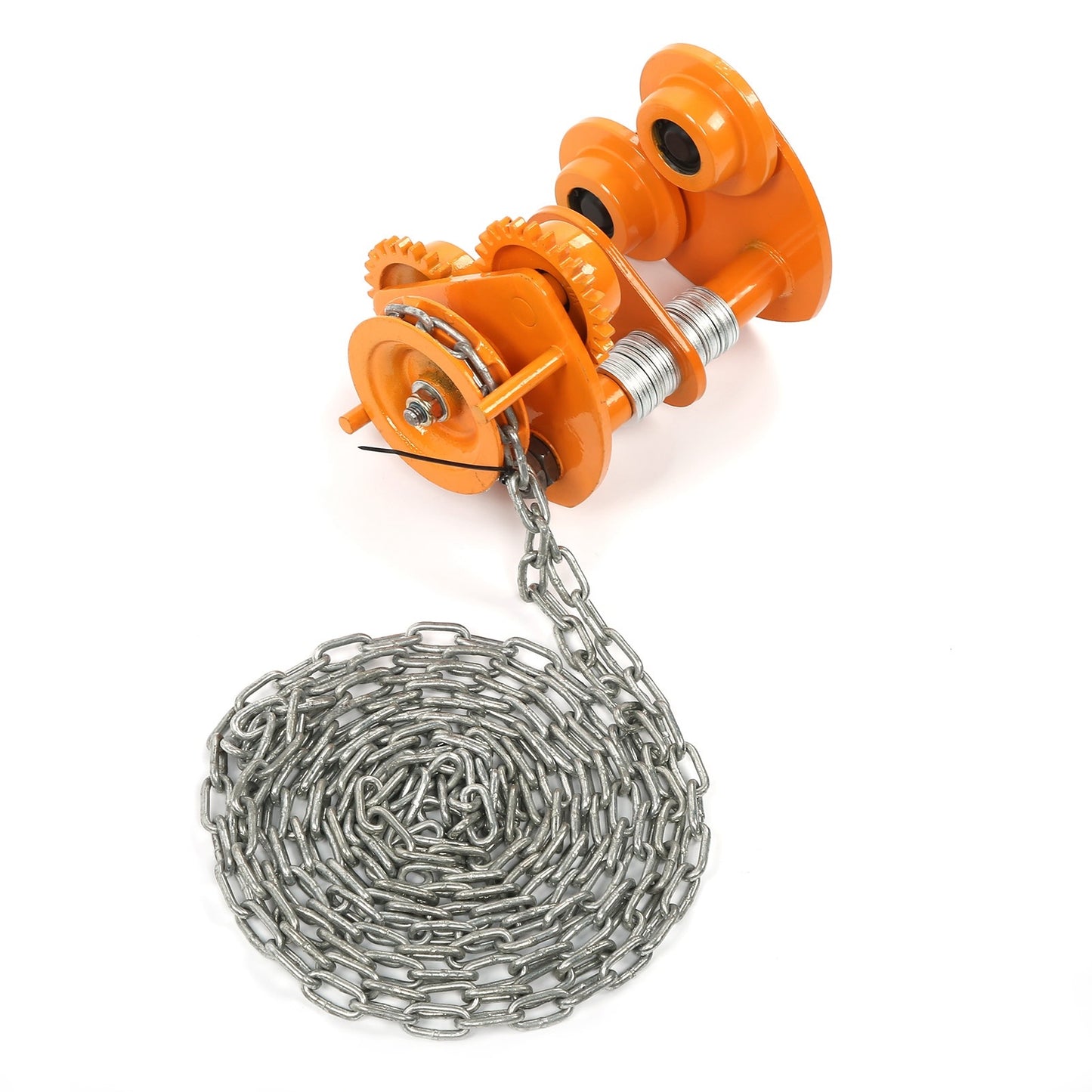 Manual Trolley Heavy Duty Push Beam Roller with 3Meters Chain Mechanical Equipment