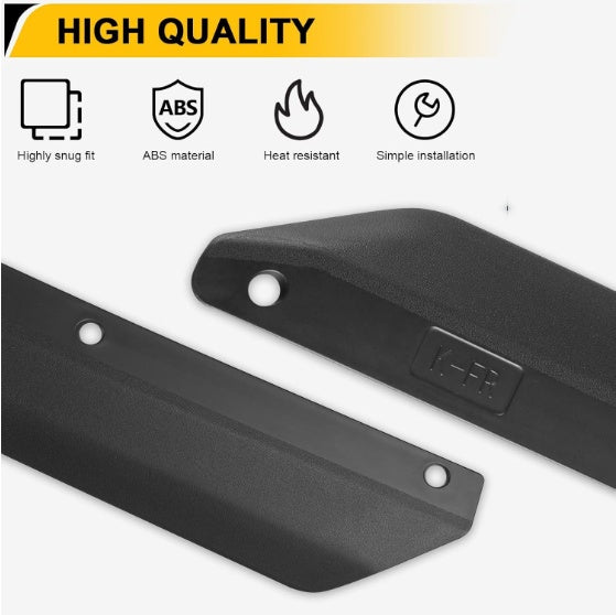 Front Rear Fender Flares Compatible With 2007-2018  Wrangler JK JKU, Off-Road Wheel Flares Liner 4 PCS