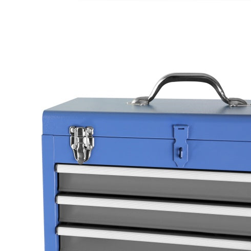 Rolling Garage Workshop Tool Organizer Detachable 3 Drawer Tool Chest With Large Storage Cabinet And Adjustable Shelf