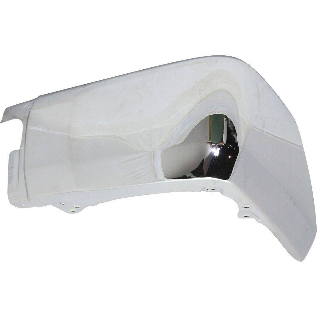 Bumper End Cap For 2014-2018 Tundra Rear Extension Chrome Steel Type