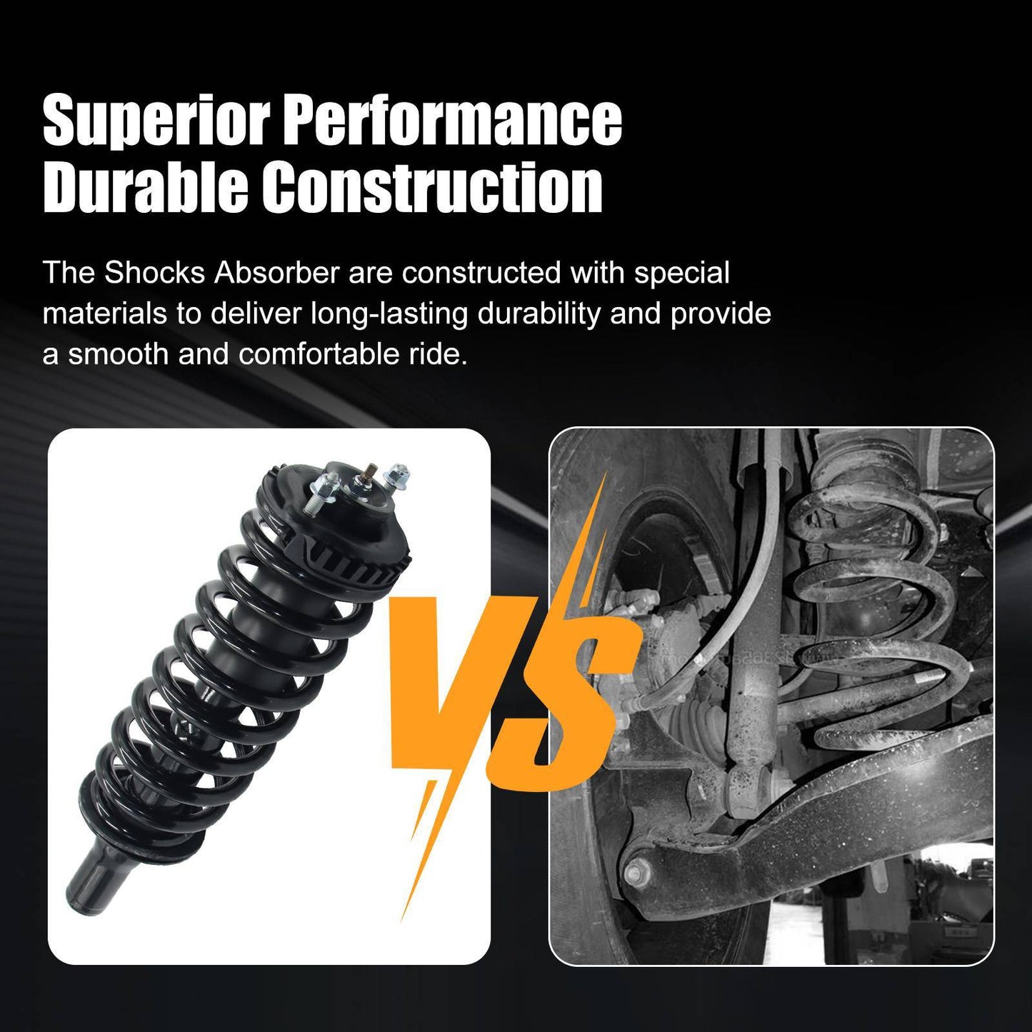 Front Complete Struts Shocks Coil Spring For Chevy Trailblazer GMC Envoy 171341