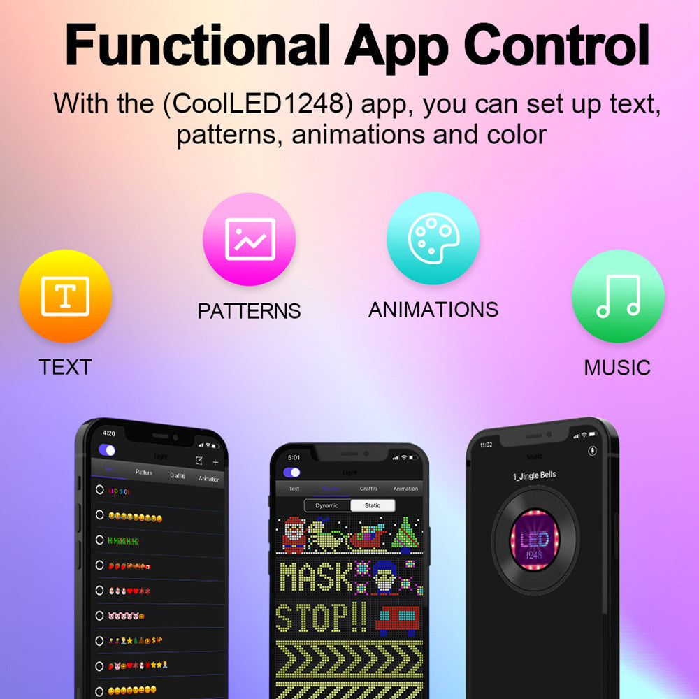 Flexible LED Wireless Connection Vehicle-mounted Full-color Led Soft Screen