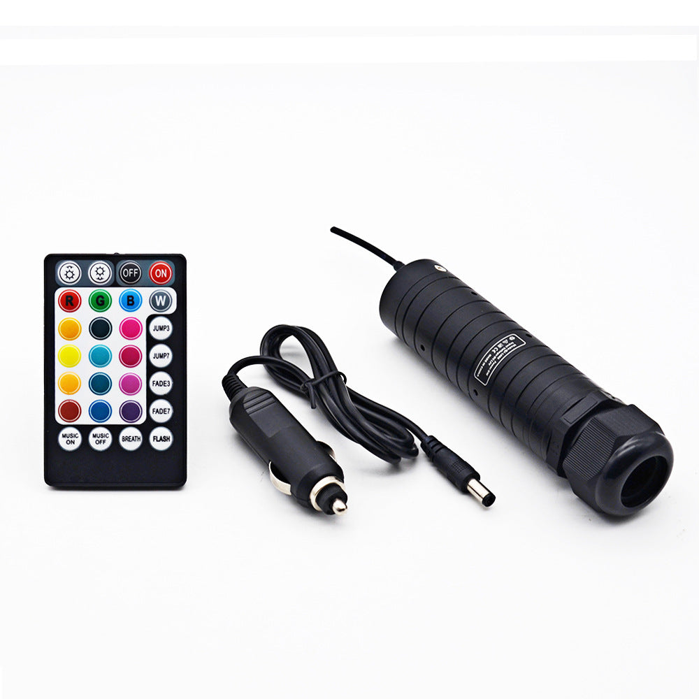 12V Car Led Fiber Optic Light Modified Ceiling Star Roof Colorful Voice Control