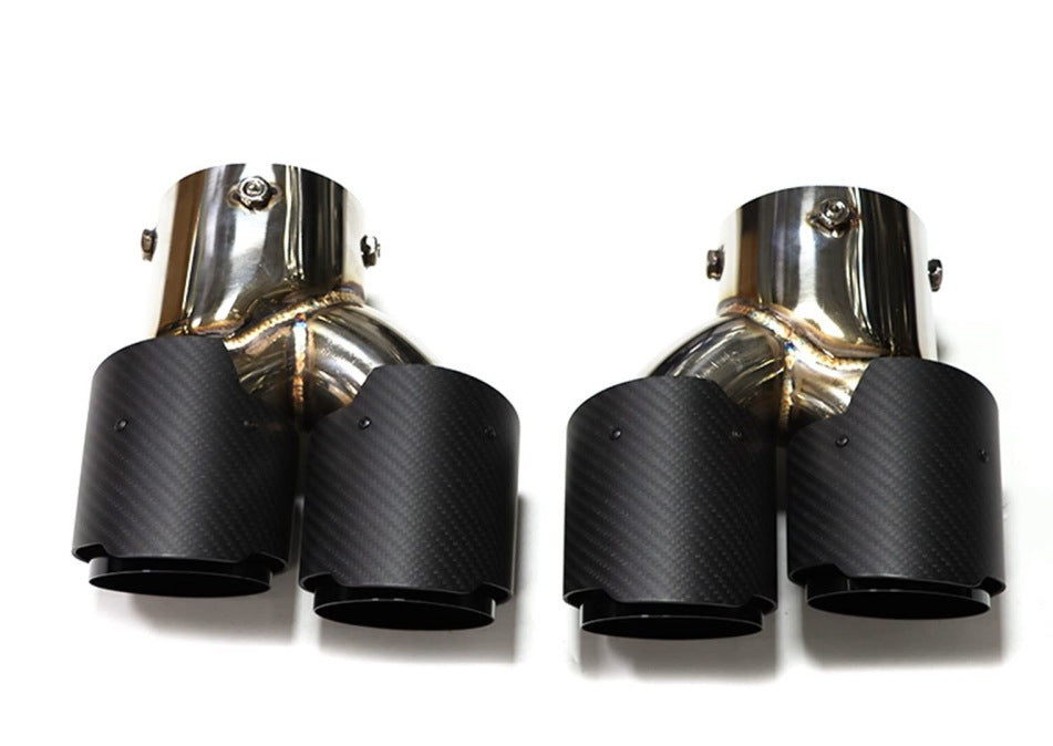 Car Modification Stainless Steel Carbon Fiber Exhaust Pipe