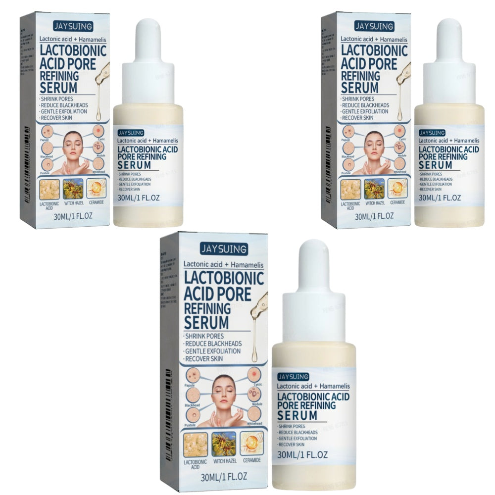Jaysuing Lactobionic Acid Liquid Exfoliating Blackheads Shrinking Pores Cleansing Moisturizing Skin
