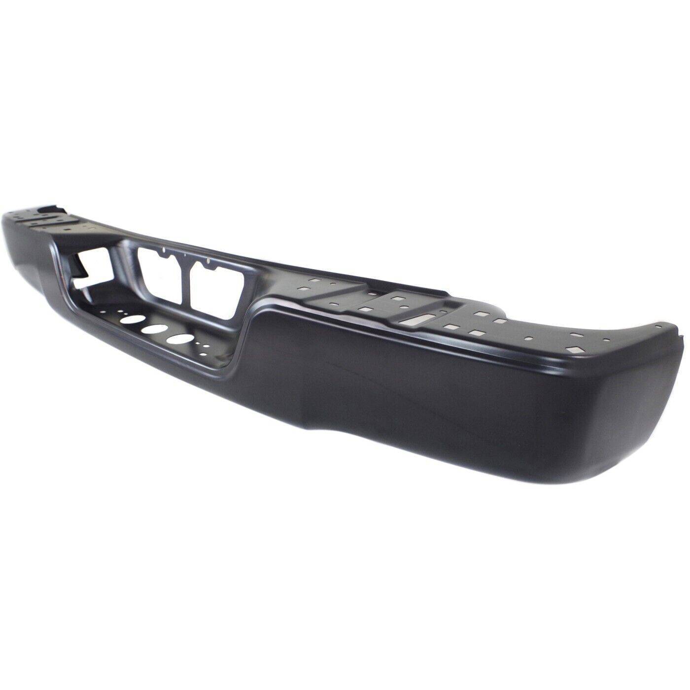 Step Bumper For 2007-13 Tundra Fleetside With Rock Warrior Pkg Black Rear