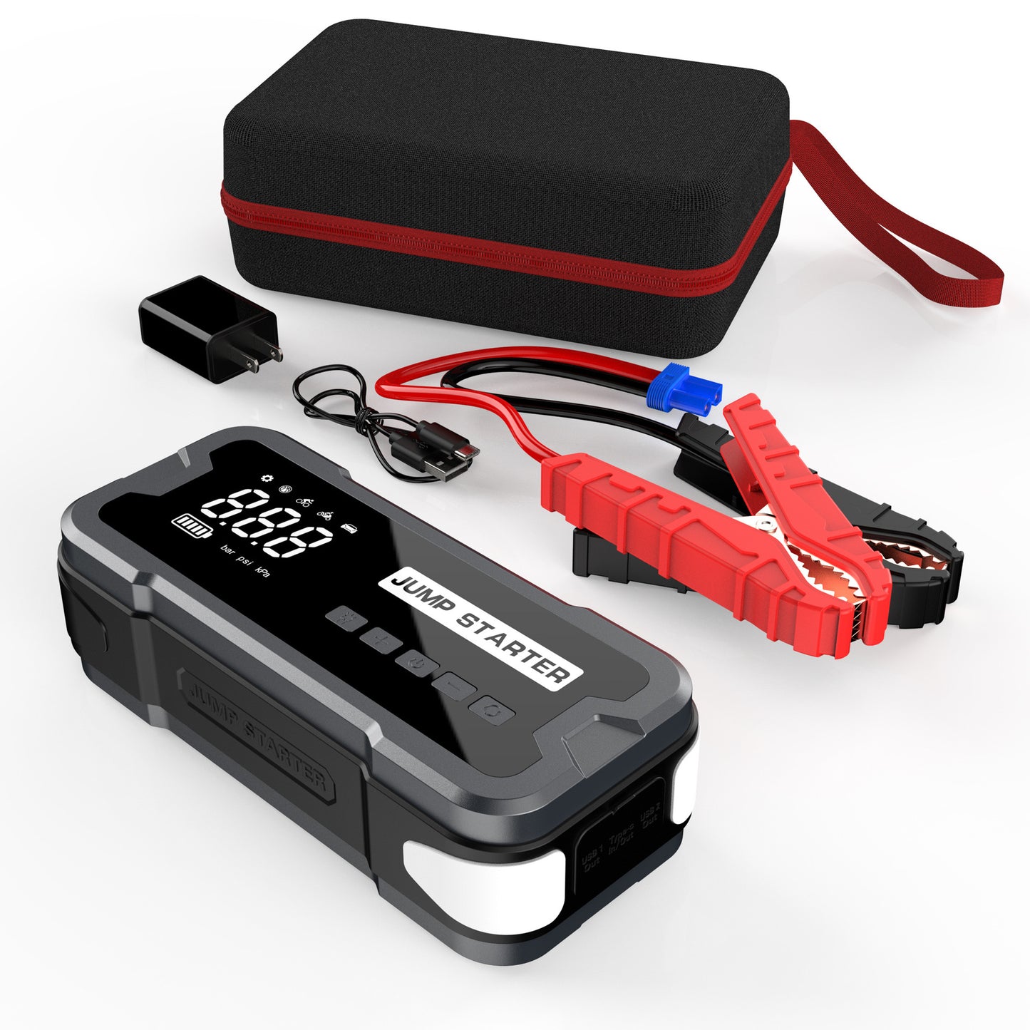 Automobile Emergency Start Power Source Car Built-in Inflatable