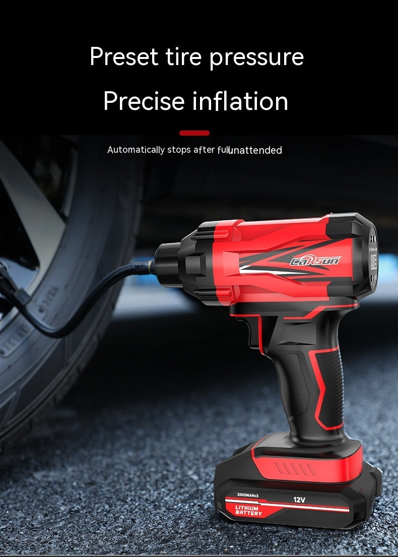 Car Wireless Air Pump Automatic Charging And Parking Portable Tire Air Pump