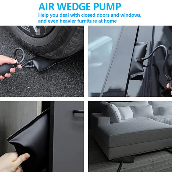 18 Piece Car Emergency Kit With Window Wedge, Air Wedge Bag Pump, Long Range Grabber, Automatic Trim Removal Tool