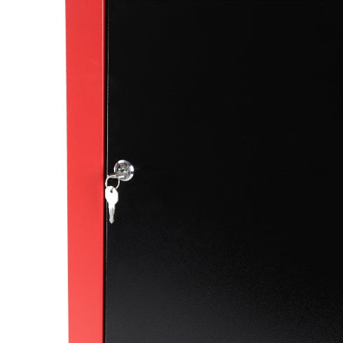 Rolling Garage Workshop Tool Organizer Detachable 3 Drawer Tool Chest With Large Storage Cabinet And Adjustable Shelf