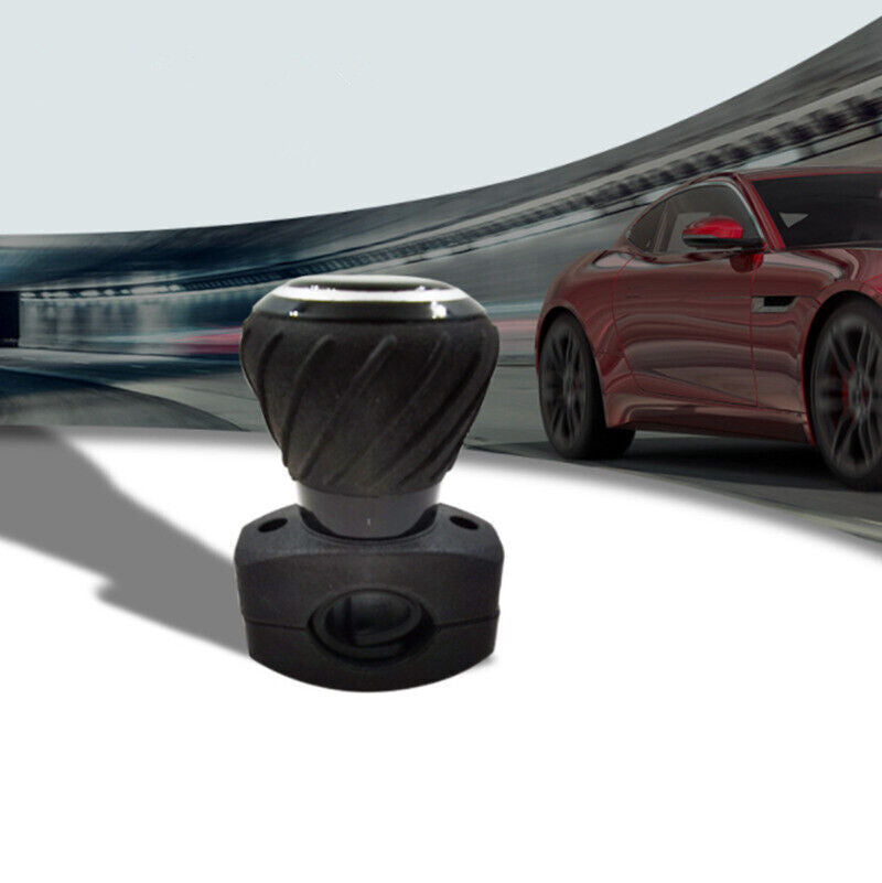 Black Power Steering Wheel Aid Car Truck Lorry Handle Assister Knob Spinner Ball