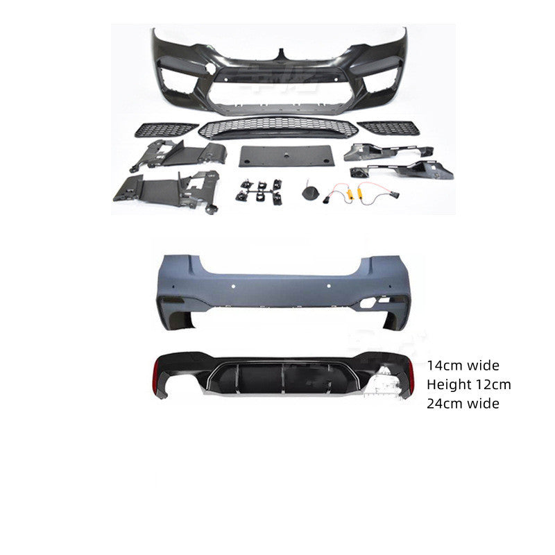Automobile G30 G38 528 530 Refitted M5 Big Surrounding Front Bar Middle Net Rear Lip
