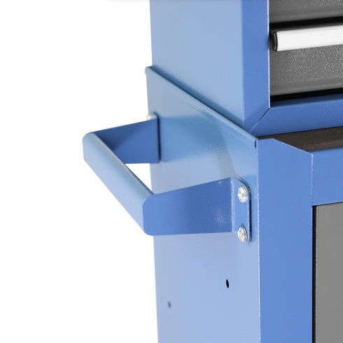 Rolling Garage Workshop Tool Organizer Detachable 3 Drawer Tool Chest With Large Storage Cabinet And Adjustable Shelf