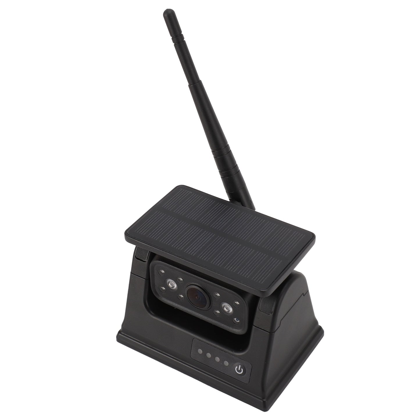Solar WiFi Wireless Backup Camera Magnetic IP69 Waterproof HD 1080P Night Vision Reversing Camera for RV Truck Trailer
