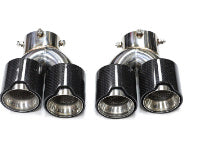 Car Modification Stainless Steel Carbon Fiber Exhaust Pipe