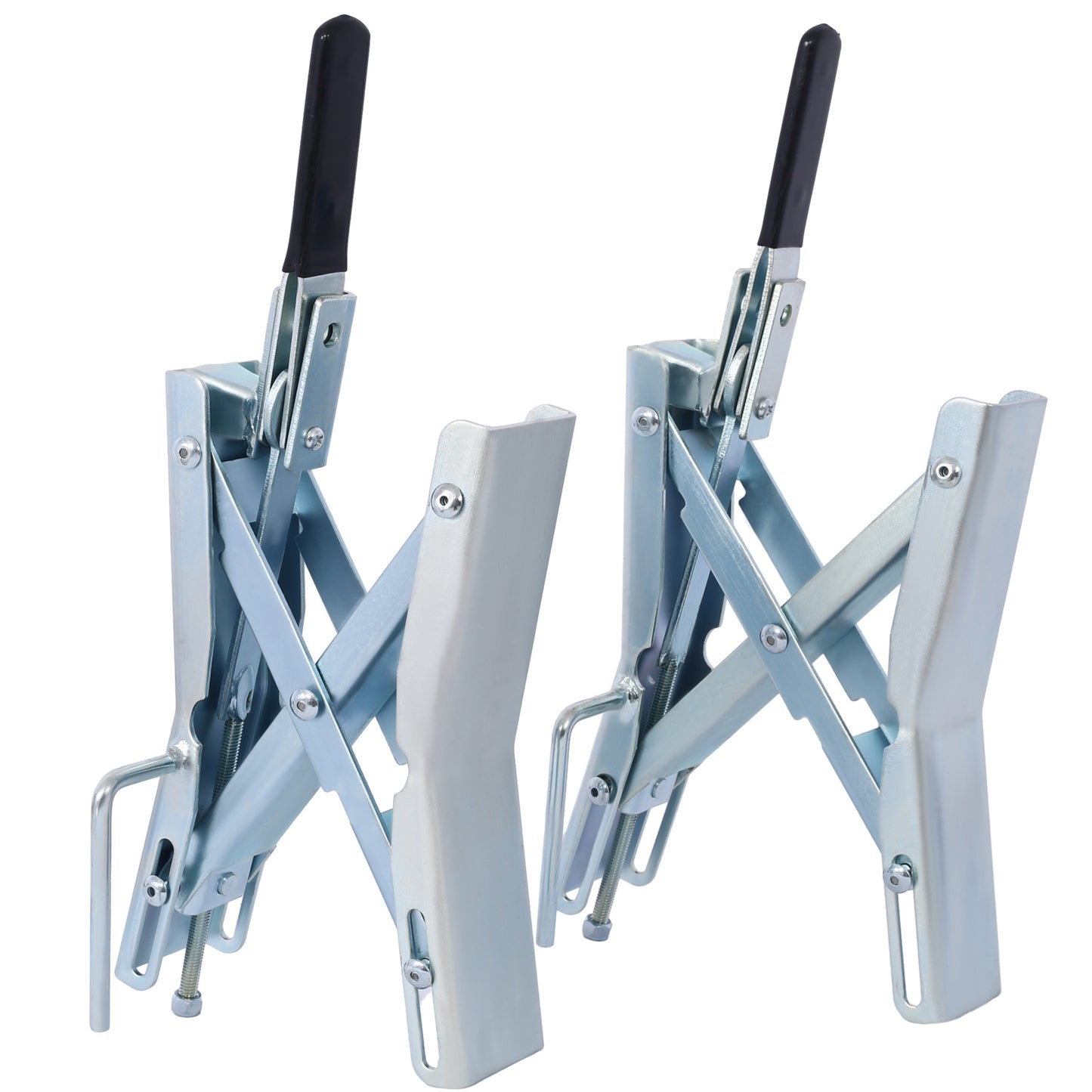 Quick Lock Wheel Chocks, Universal Quick Lock Tire Chocks For Dual Axle Vehicles, Pair Of