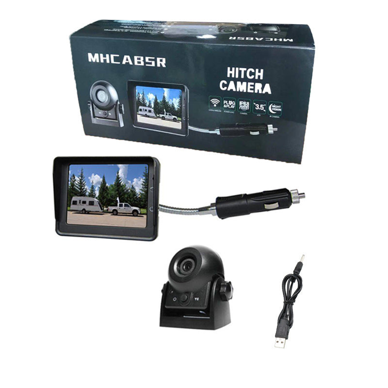 Caméra de recul externe pour voiture Caméra de voiture HD sans fil Vision nocturne infrarouge Vue arrière