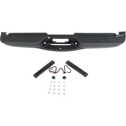 Step Bumper For 1999-2007 Ford F-250 Super Duty Rear Powdercoated Black