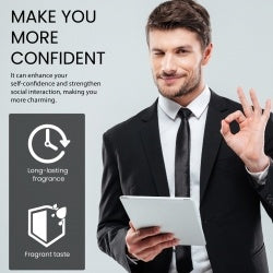 Roxelis Men's Eau De Toilette Spray Lasting Fragrance Fresh Natural Elegant Release Charm Dating Atmosphere Niche Perfume