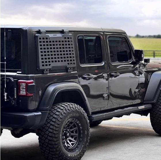 Rear Window Molle Panel Modular Storage Panel System Rear Window Protective Decoration For 2018-2023 Wrangler JL 4 Doors, Right Side