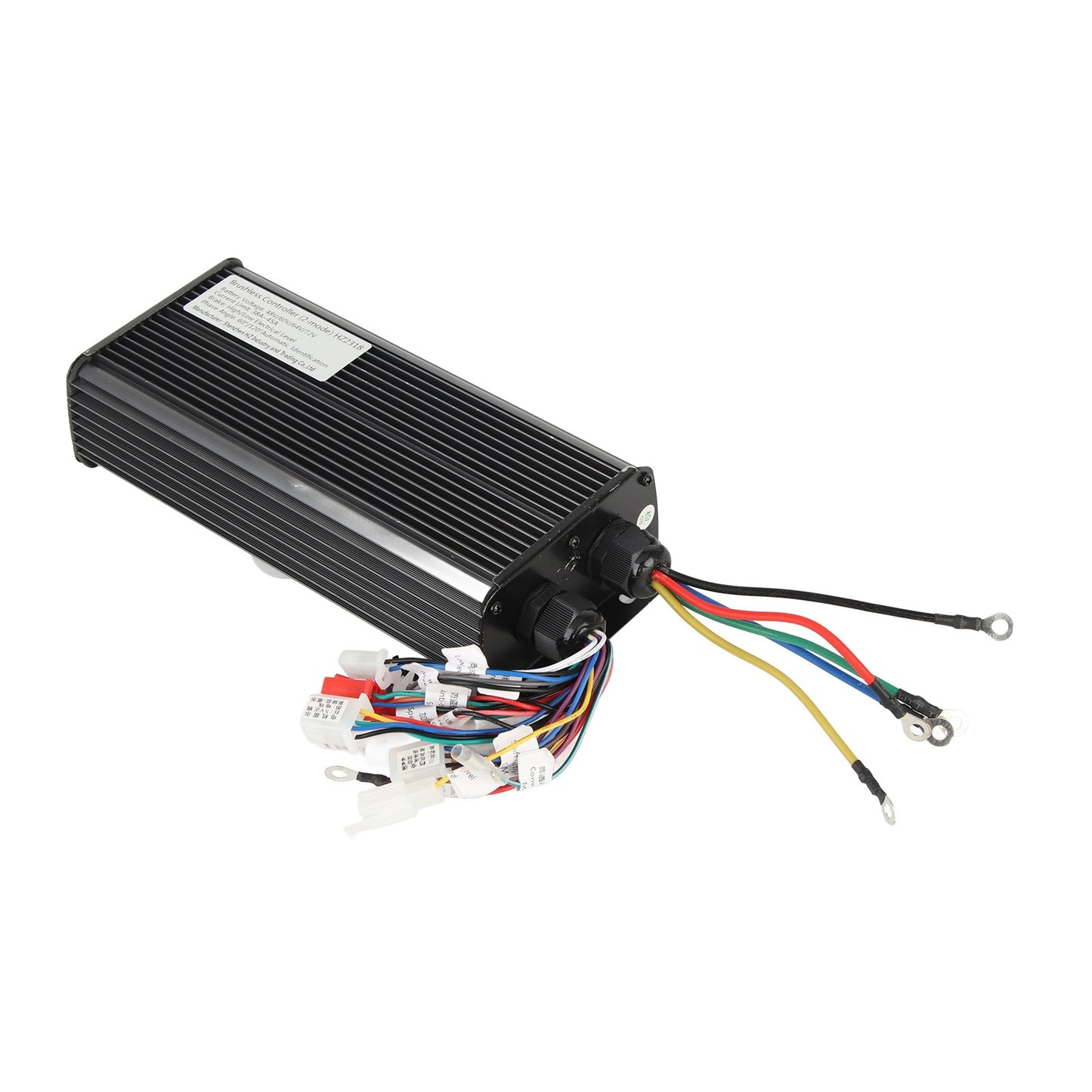 48V 60V 64V 72V 2000W 18 Tube Aluminium Alloy Electric Bike Brushless Motor Controller for Electric Bicycle Scooter