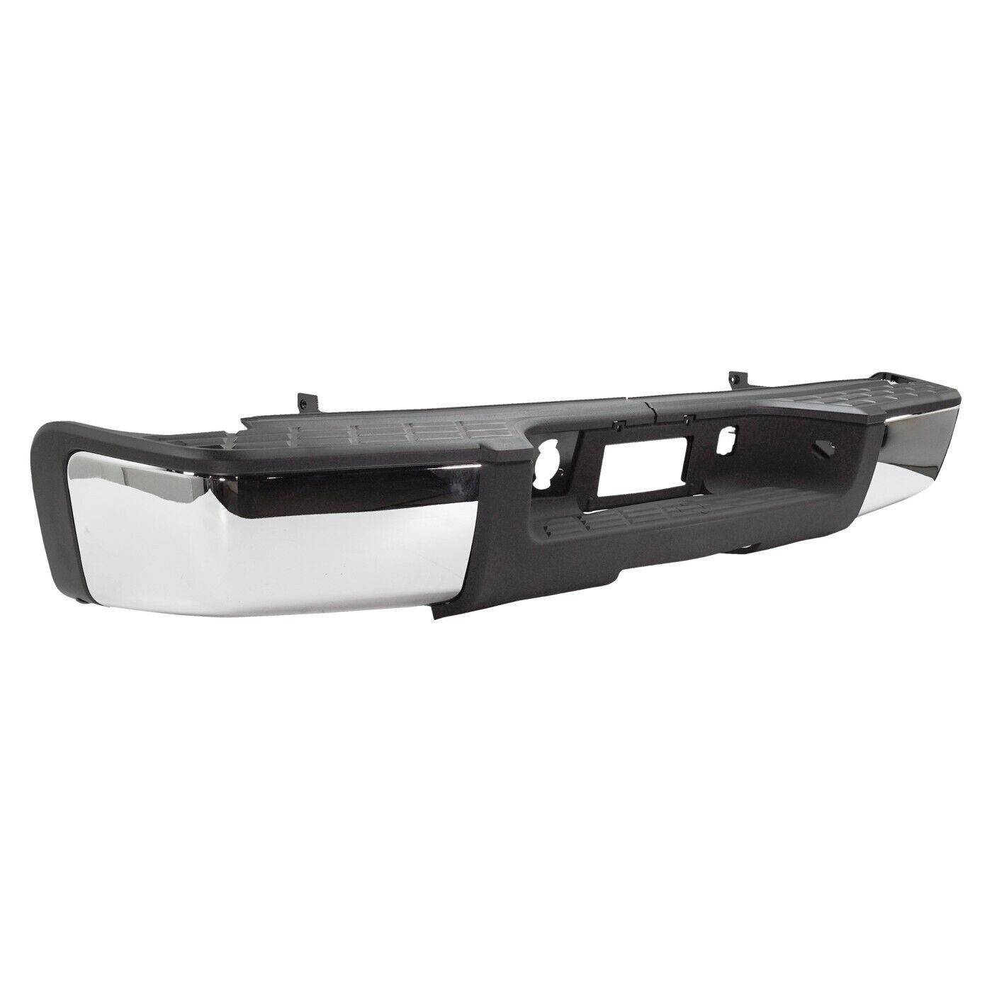 Step Bumper For 2007-2013 Chevrolet Silverado 1500 GMC Sierra 1500 Chrome
