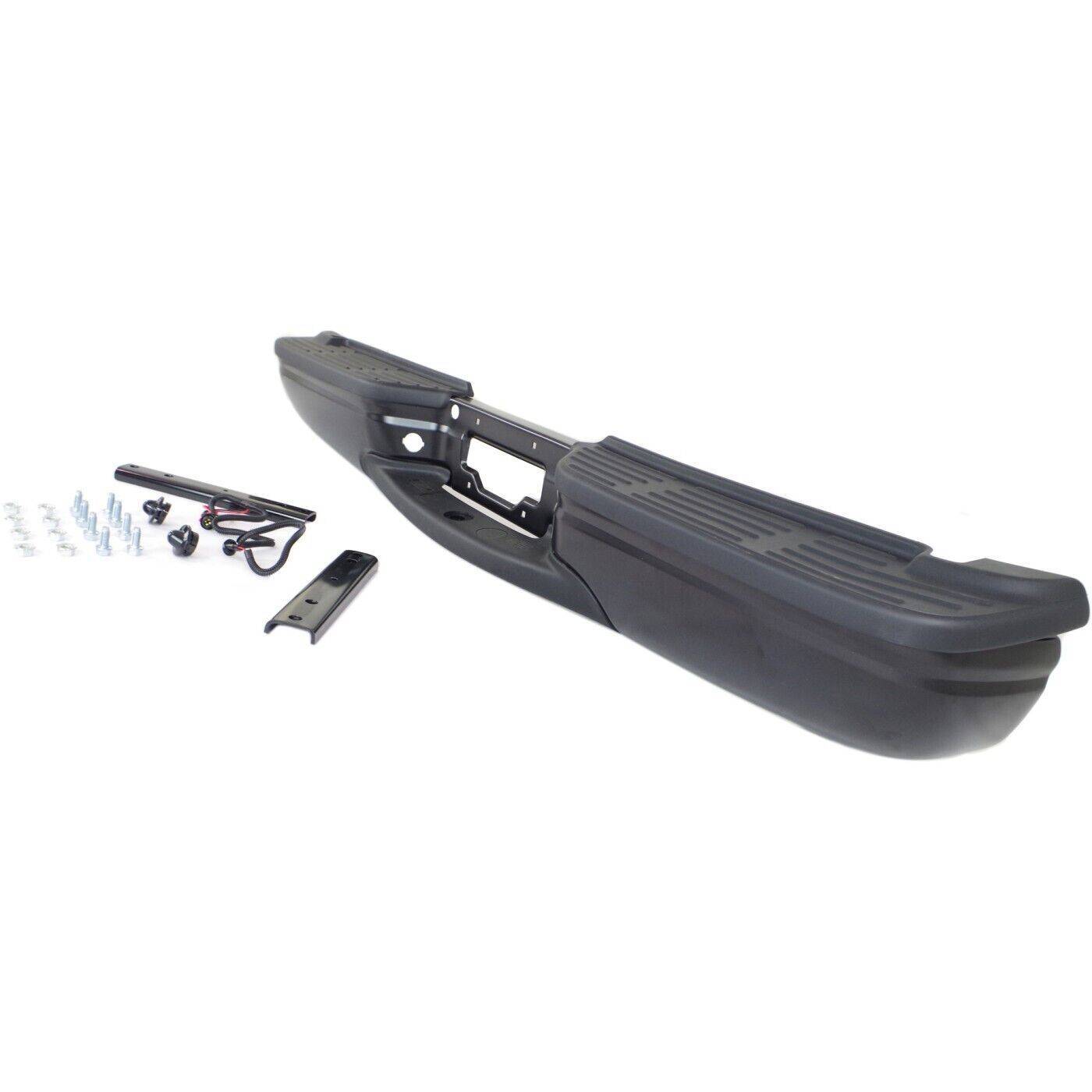 Step Bumper For 1999-2007 Ford F-250 Super Duty Rear Powdercoated Black