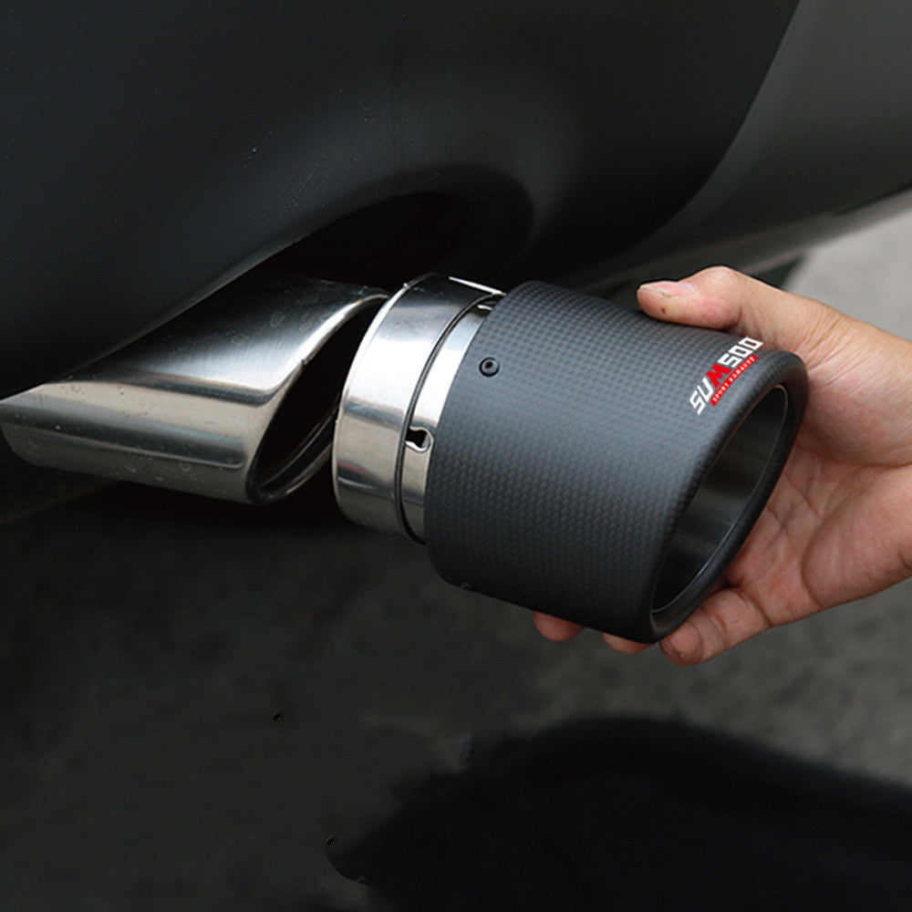 Carbon Fiber Exhaust Pipe Muffler Tip