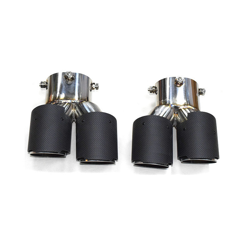 Car Modification Stainless Steel Carbon Fiber Exhaust Pipe