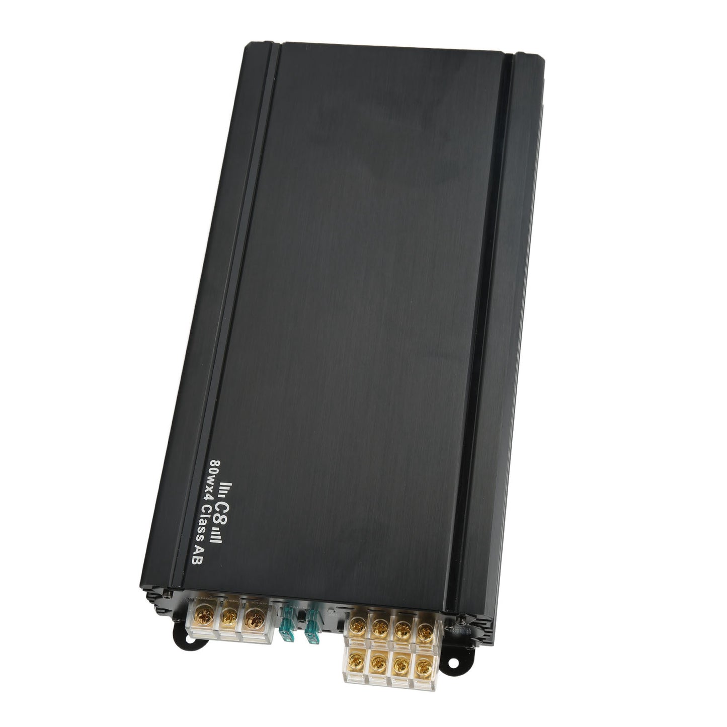 4 Channel Car Amplifier 80W 4 Ohms Class AB Power Stereo Amp Universal for Audio Systems