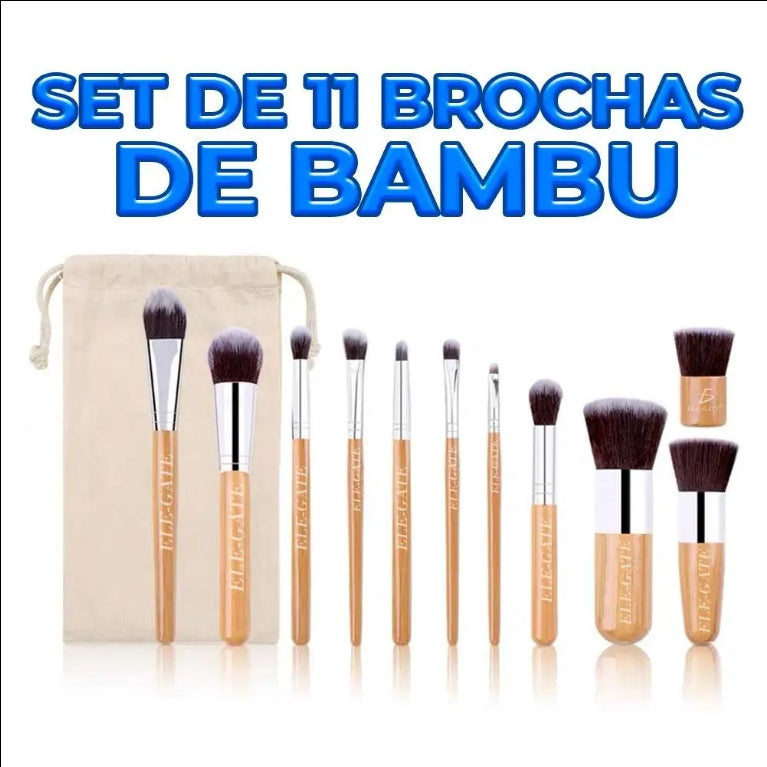 Organic And Eco-Friendly Makeup Brushes - High Quality Professional Kit