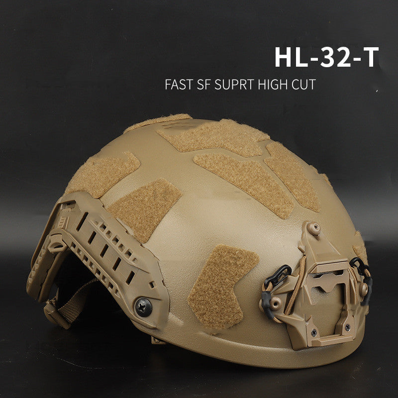 Casque tactique de couleur unie, version de protection complète