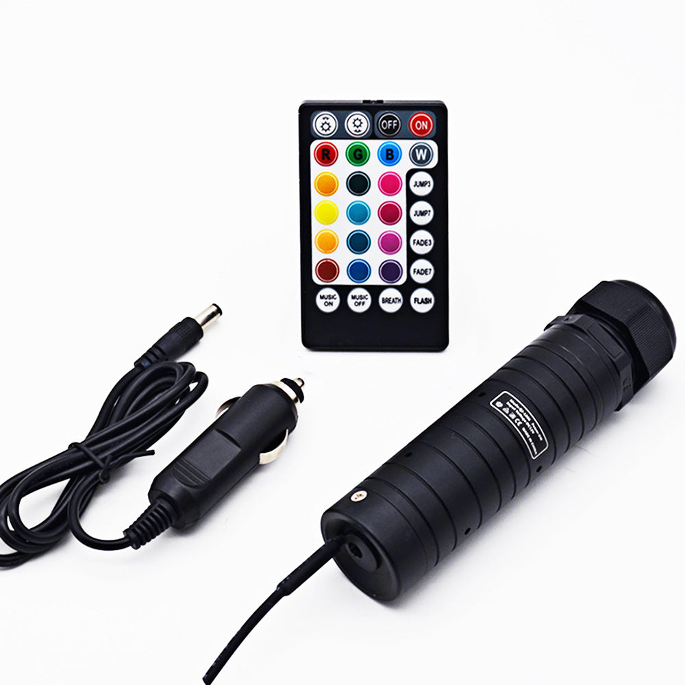 12V Car Led Fiber Optic Light Modified Ceiling Star Roof Colorful Voice Control