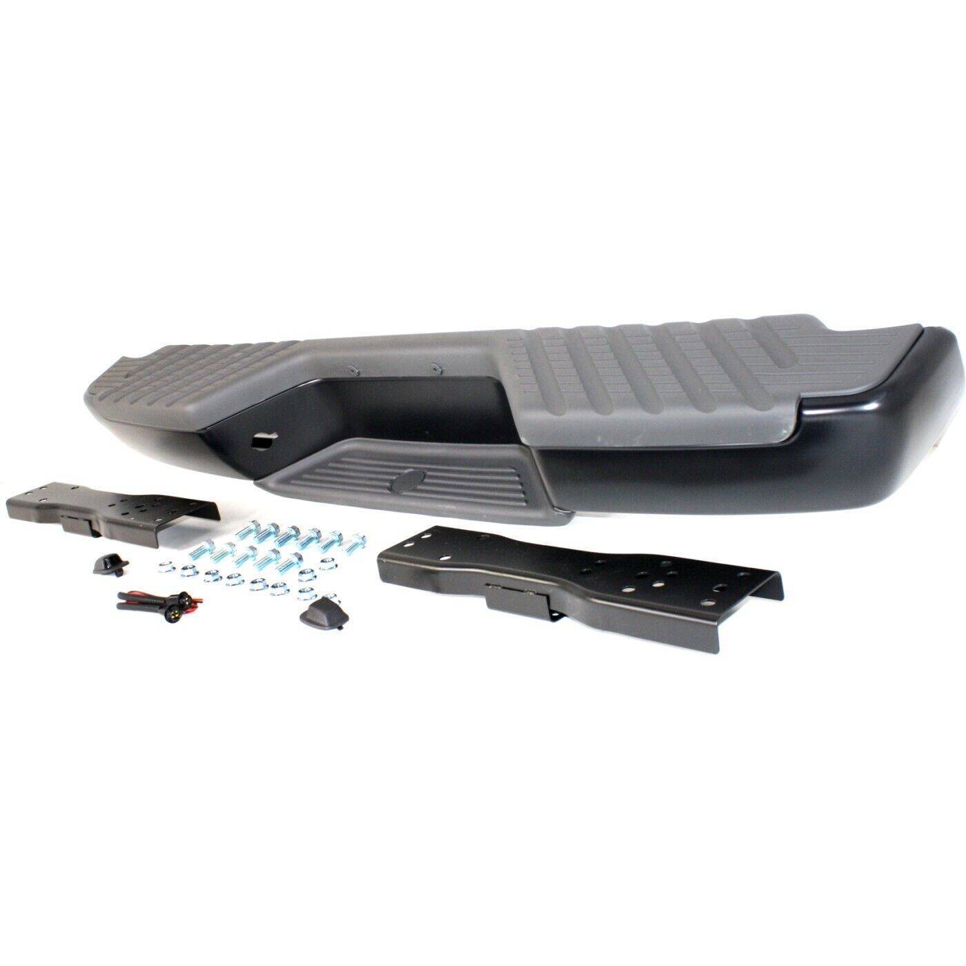 Rear Step Bumper For 2001-2004 Nissan Frontier Face Bar And Pads With Brackets