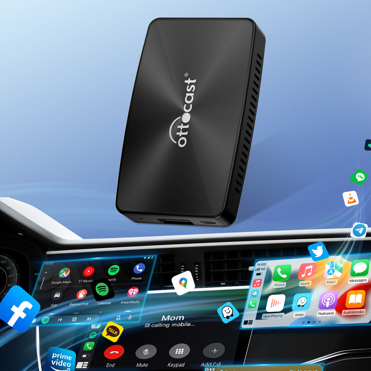 Car Wired Carplay To Android Intelligent Vehicle Navigation
