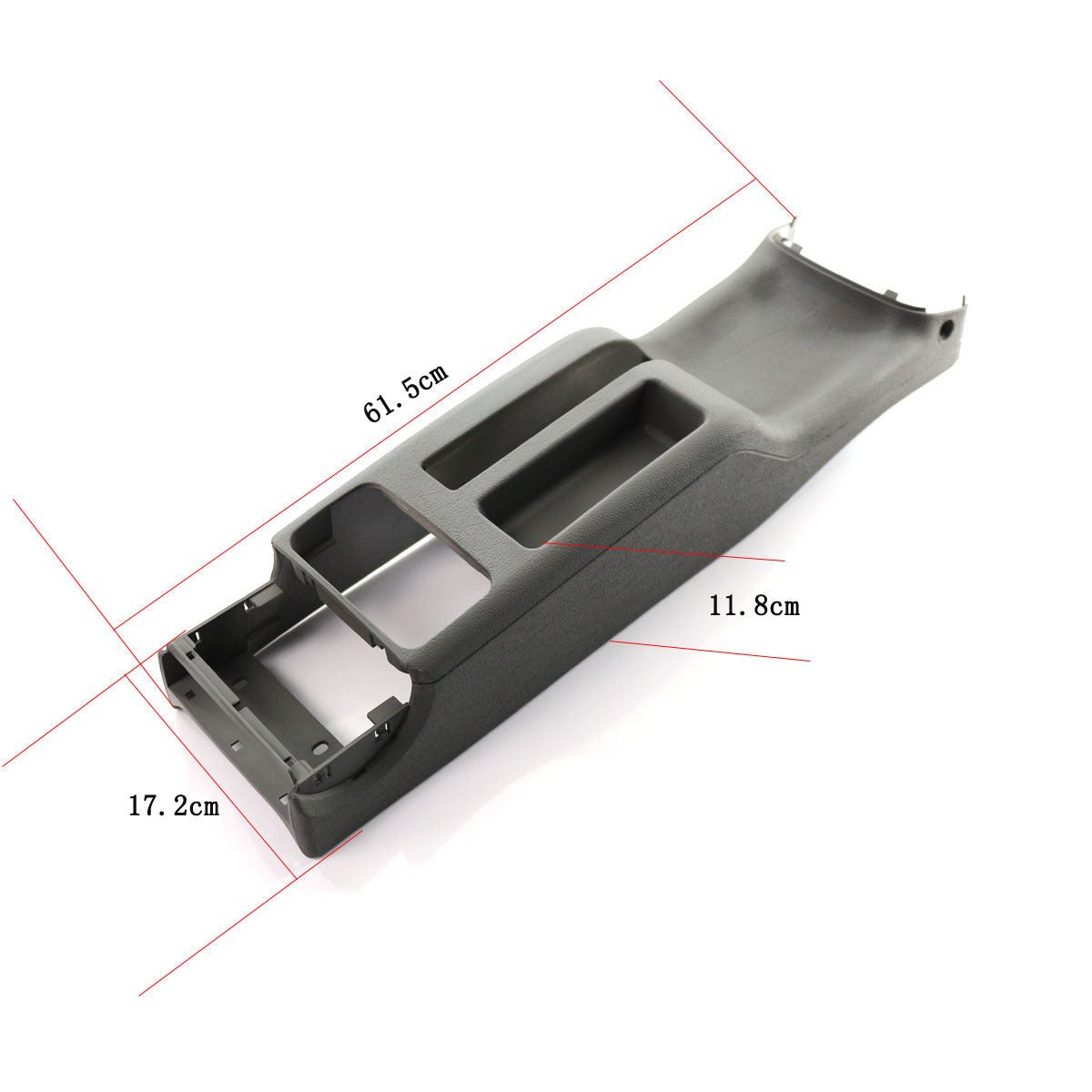 Classic Solid Center Access Pedestal Glove Box
