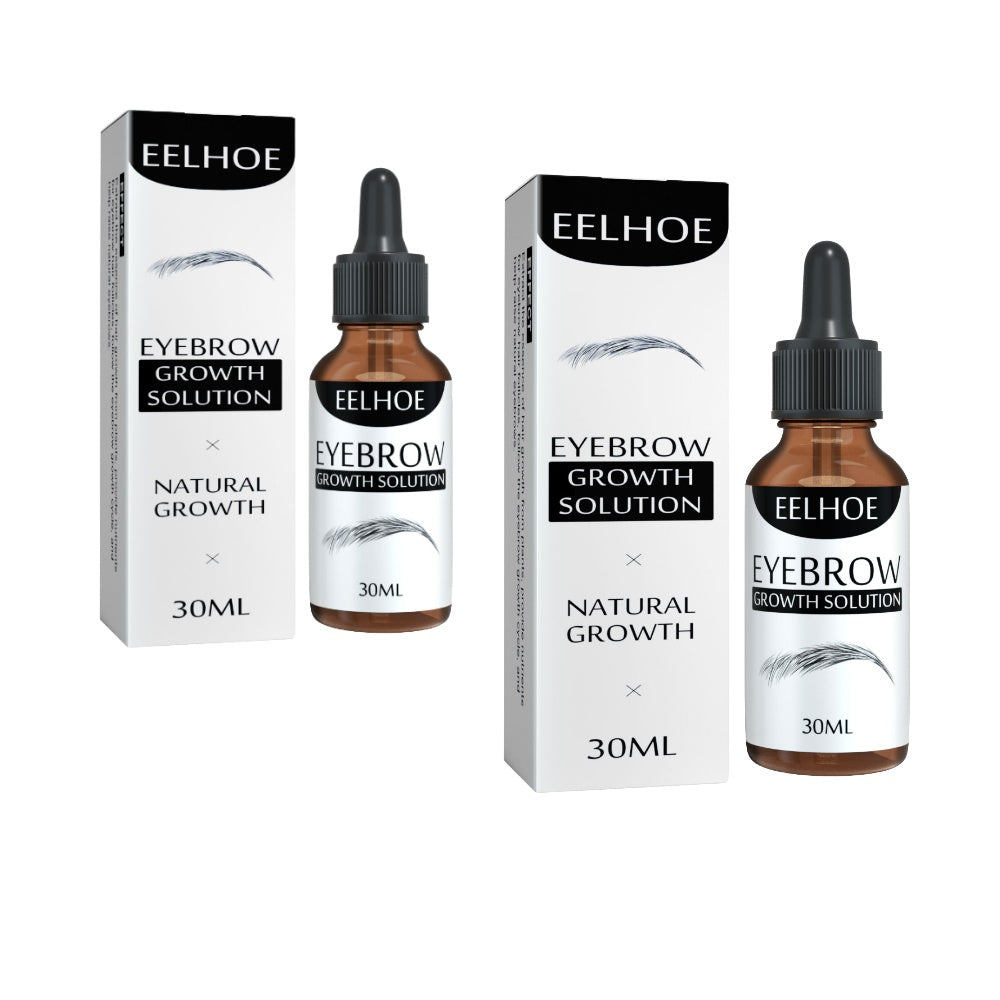 EELHOE Eyebrow Liquid - Black, Dense Natural Essential Oil Liquid For Thick Eyebrow Repair, Gentle Moisturizing Care Liquid