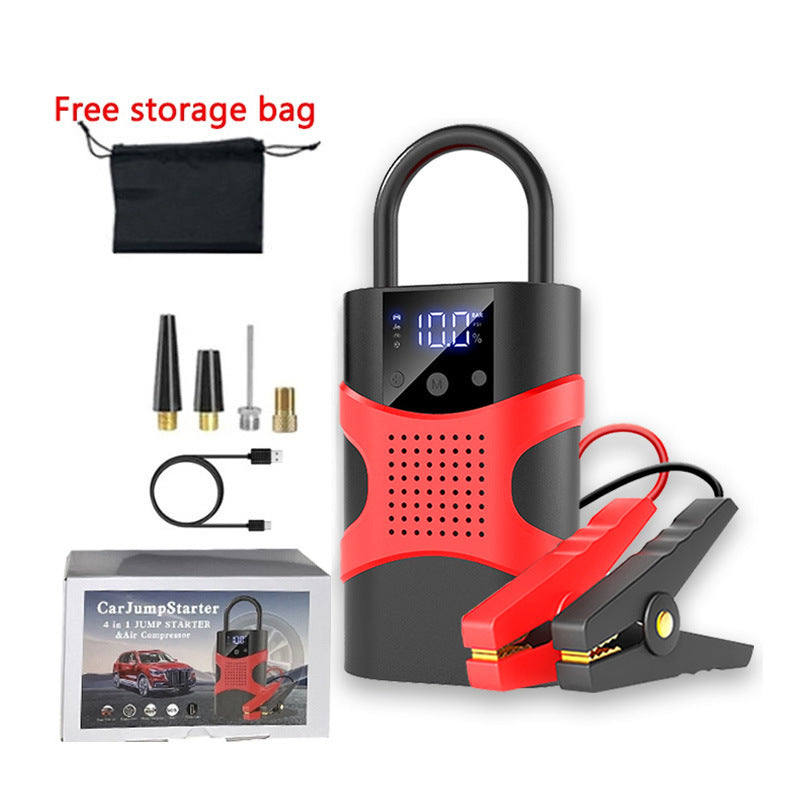 Automobile Emergency Start Power Source Portable Outdoor Digital Display Inflator