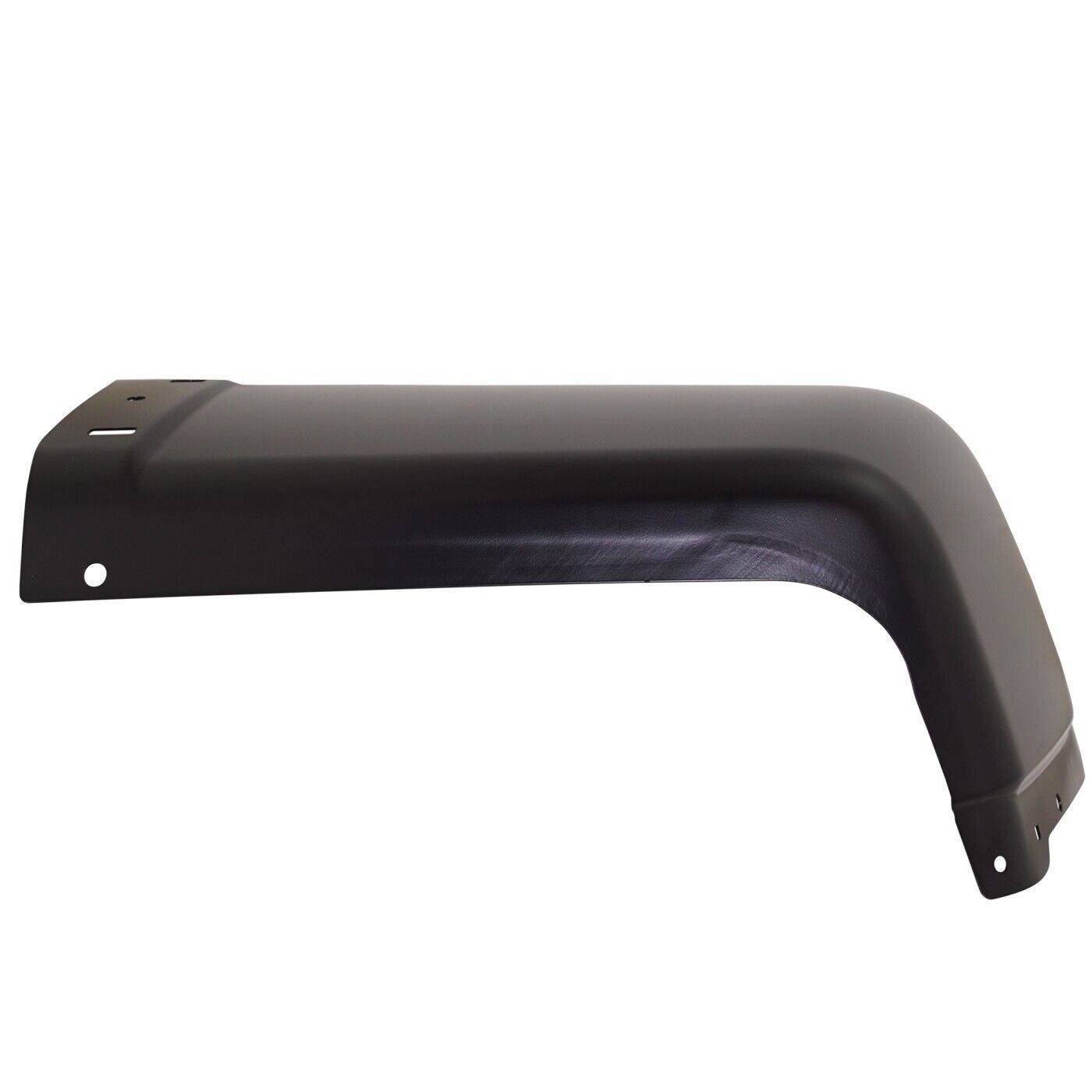 Bumper End Cap For 07-13 Chevrolet Silverado 1500 Rear Right Painted Black Steel