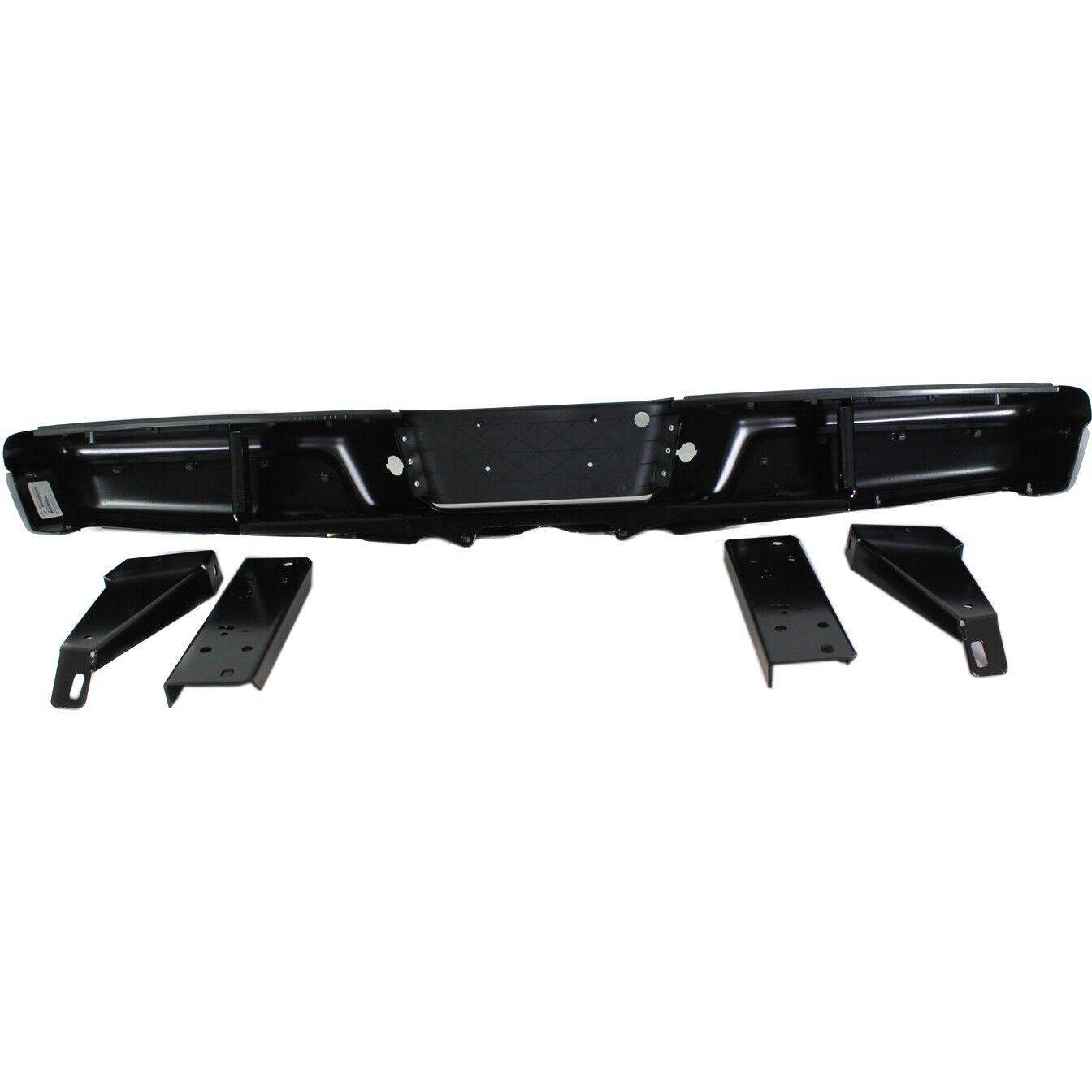 Step Bumper Assembly For 1997-2004 Dodge Dakota Powdercoated Black With Bracket