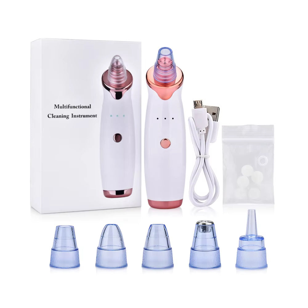 Blackhead Remover Pore Acne Pimple Removal Face T Zone Nose Water Bubble Cleaner Vacuum Suction Facial Diamond Steamer Oil Dirty