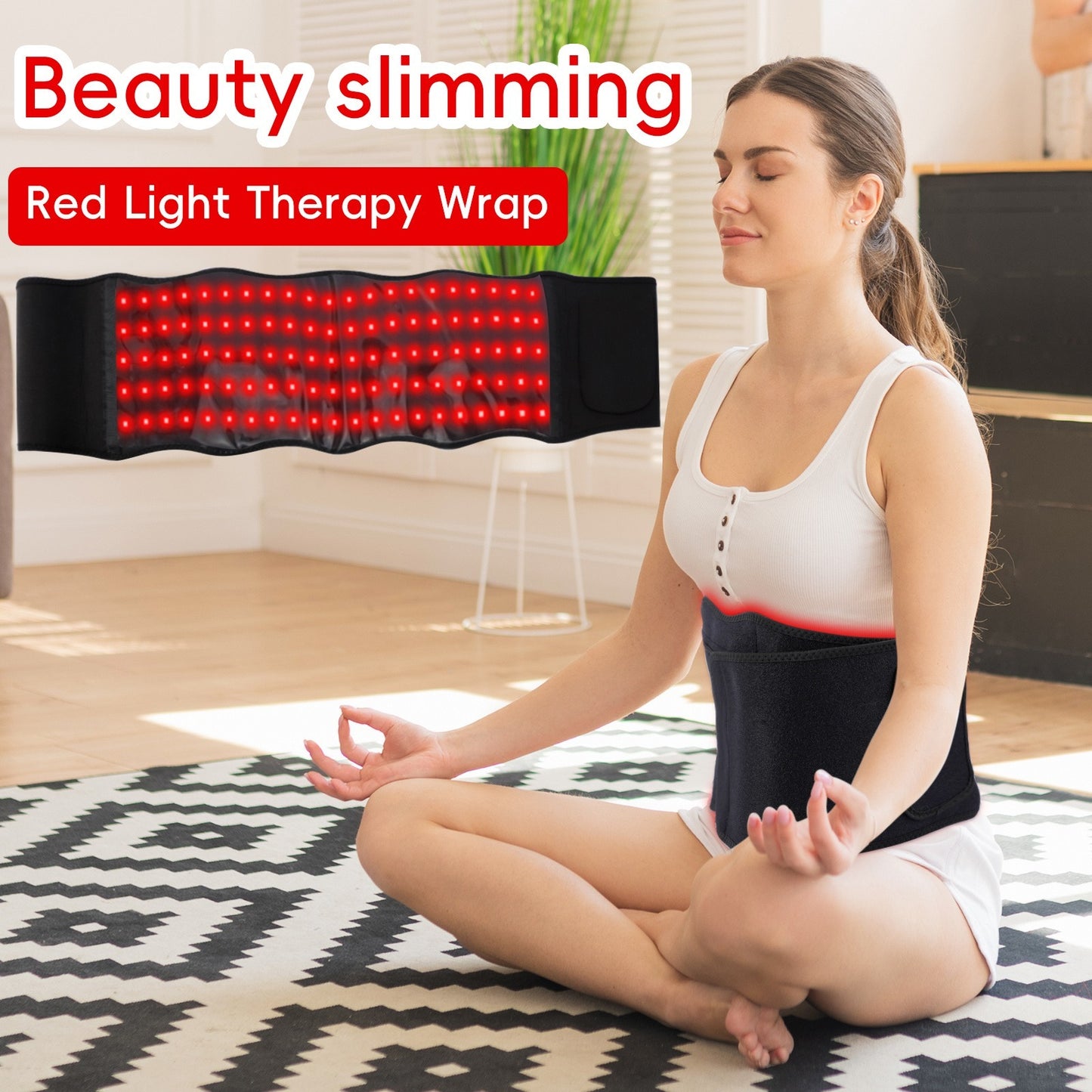 Portable Wearable Red Light Massage Belt