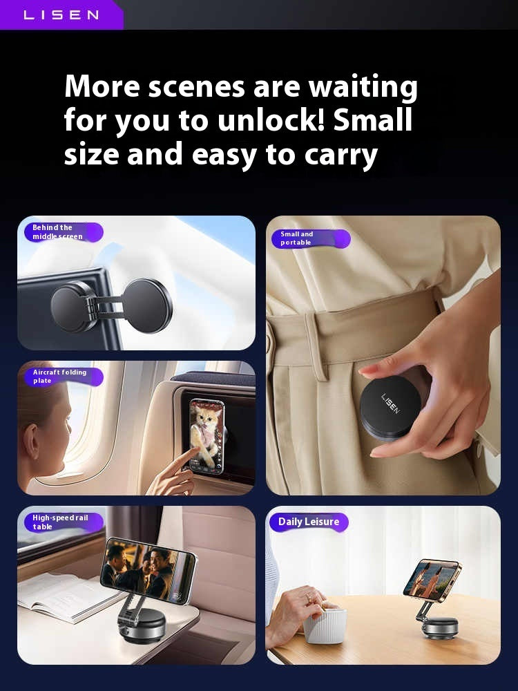 Electric Vacuum Vehicle Navigation Magnetic Phone Holder