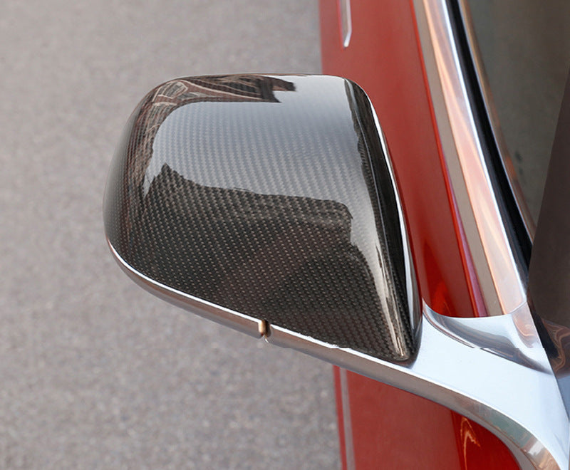 Carbon Fiber Rear View Mirror Cover Modification