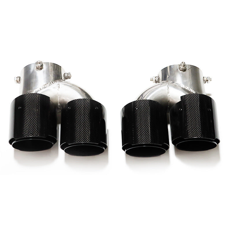 Car Modification Stainless Steel Carbon Fiber Exhaust Pipe