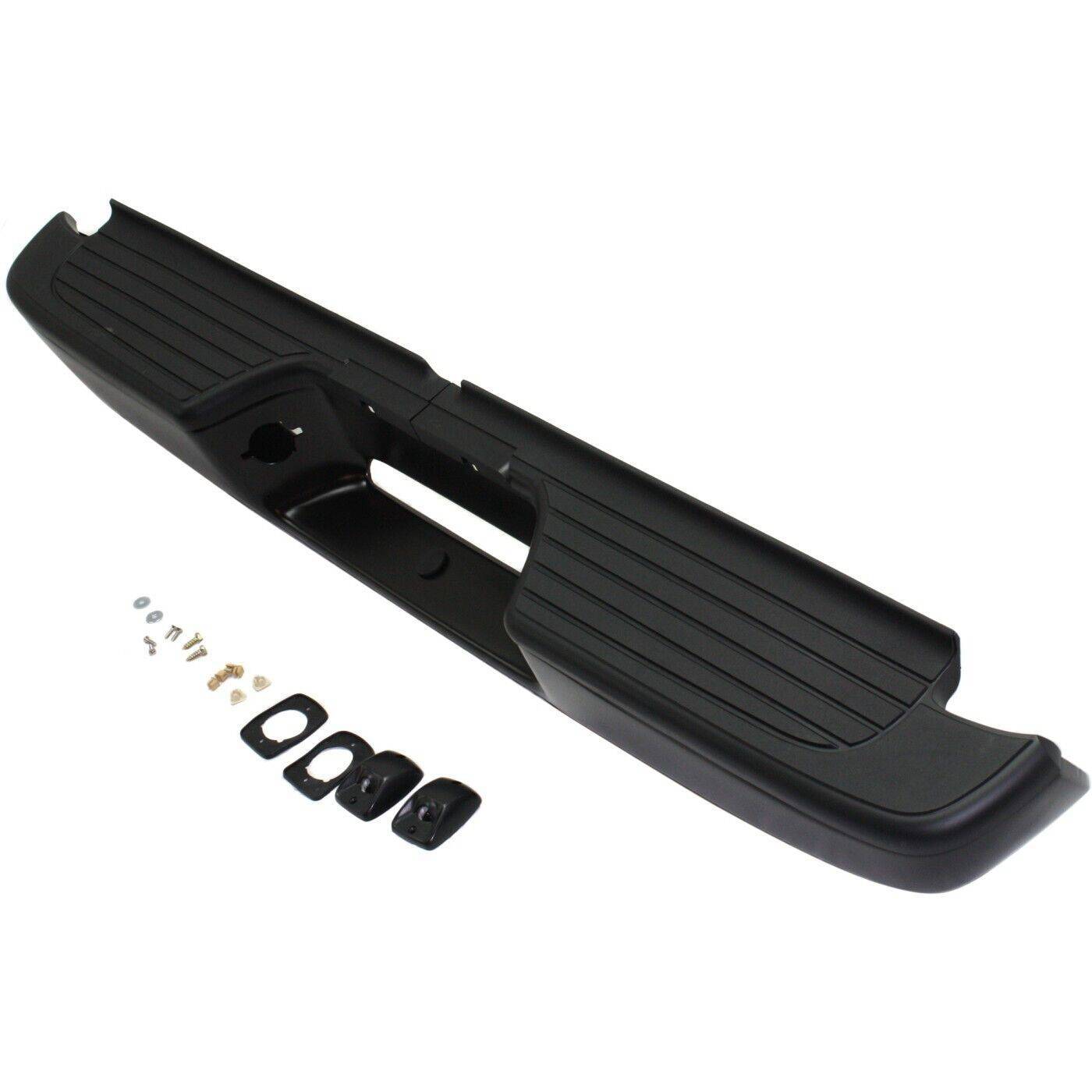 Step Bumper For 1995-2004 Tacoma Rear Powdercoated Black Assembly