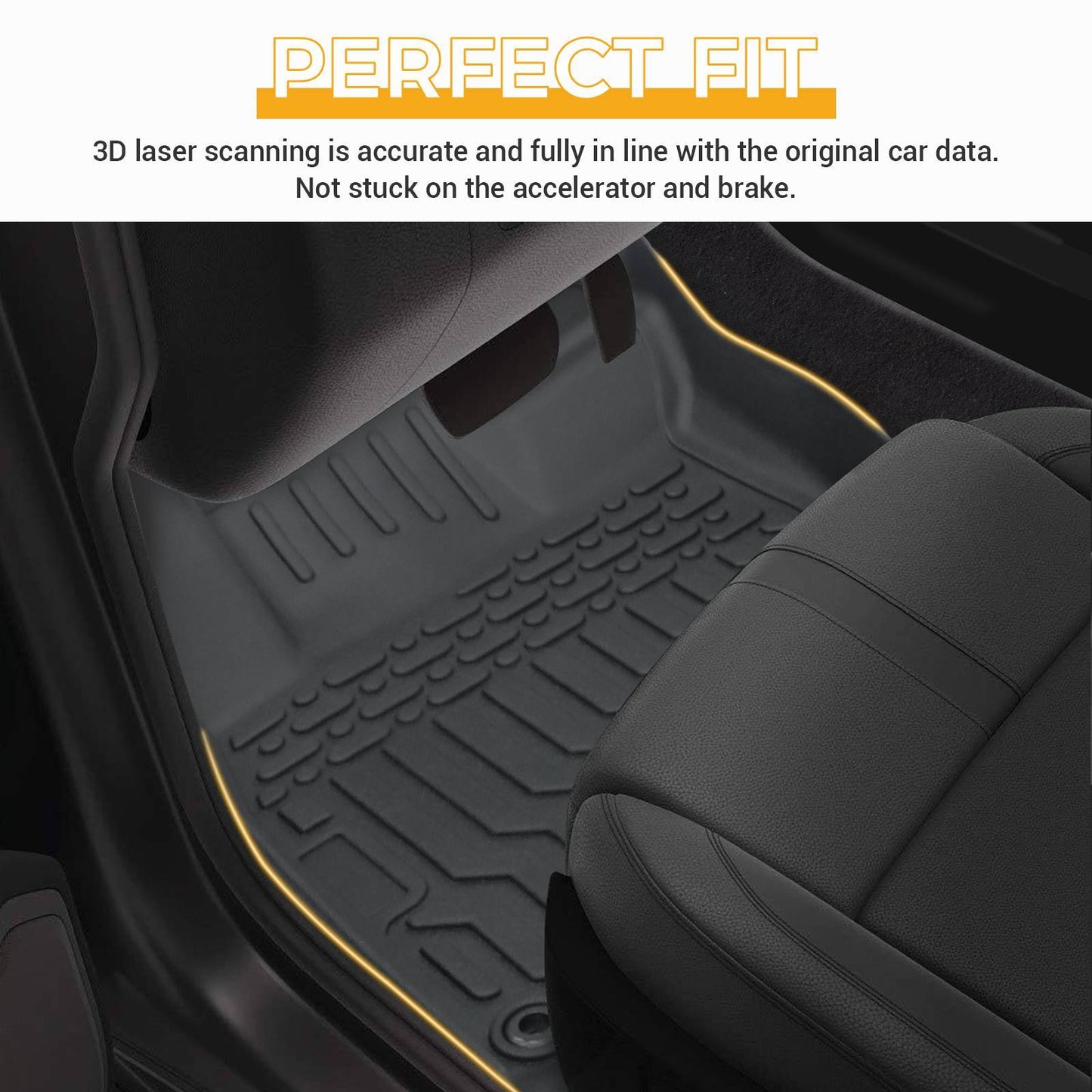 Car Floor Mats For 22-23 Civic Si Civic Sedan All-Weather