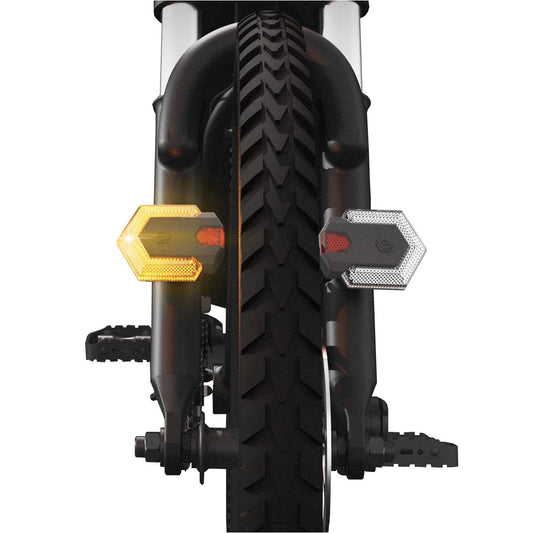 Clignotant de conduite à commande sans fil panoramique avant et arrière de vélo